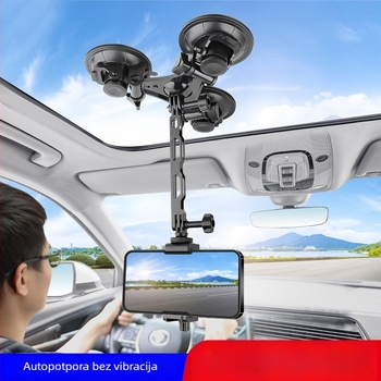 Držač za tablet u automobilu s vakuumskim držačem; kompatibilan s DJI Zhiyun i drugim anti-shake stabilizatorima; plastika; opći stil; mogućnost prilagođavanja