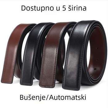 Remen bez kopče; Materijal: koža goveda; Materijal kopče: prirodna koža; Način pričvršćivanja: kopča s iglom; Širina: standardna (2–4 cm); Dizajn: originalni dizajn