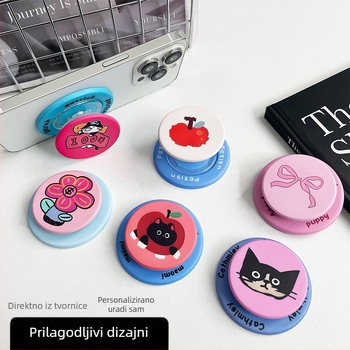 MagSafe magnetski držač telefona za stolnu ploču, za gledanje videa, stil mix‑and‑match inspiriran korejskim crtanim stilom