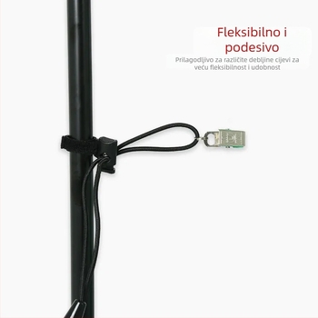 Klip za fotografijsko pozadje s Velcro trakama, materijal najlon, smjesa najlona i poliestera, industrijska upotreba