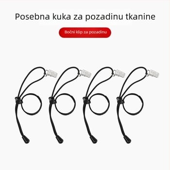Klip za fotografijsko pozadje s Velcro trakama, materijal najlon, smjesa najlona i poliestera, industrijska upotreba