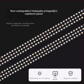 Studijski LED sklopivi svjetlosni kut za fotografiju, Oxford platno konstrukcija, sklopni dizajn, LATZZ, težina 5,4 kg