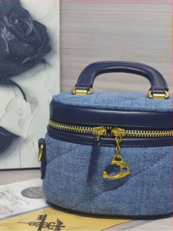 Crossbody torba s lancem – gradski stil, PU okrugla kozmetička torbica sa zatvaračem i unutarnjim džepom za dokumente