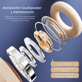 Bežične Bluetooth slušalice za igranje – s mikrofonom, stereo zvuk, niska latencija