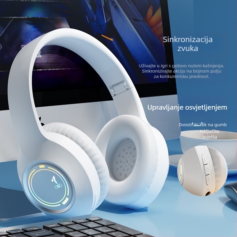 Bežične Bluetooth slušalice za igranje – s mikrofonom, stereo zvuk, niska latencija