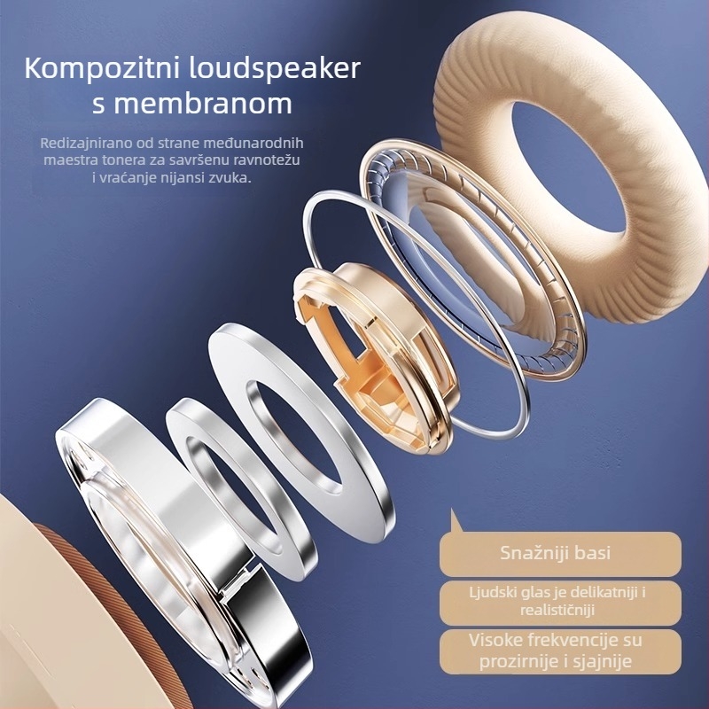 Bežične Bluetooth slušalice za igranje – s mikrofonom, stereo zvuk, niska latencija