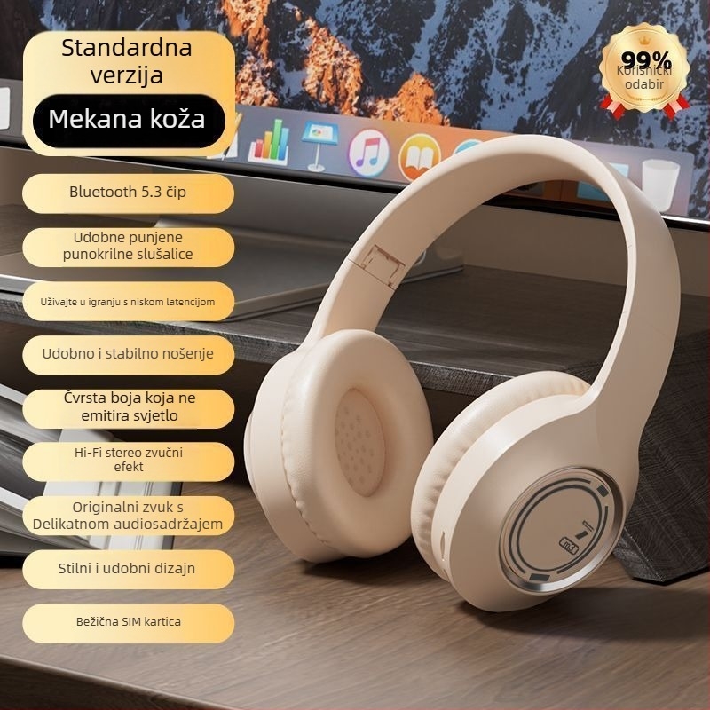 Bežične Bluetooth slušalice za igranje – s mikrofonom, stereo zvuk, niska latencija
