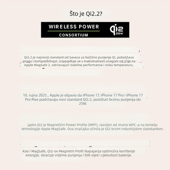 Power Bank sa solid-state baterijom, ugrađenim stalkom i magnetskim bežičnim punjenjem 25W, Qi2.2 protokol, maksimalni izlaz 35W