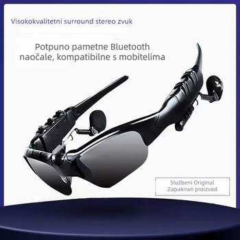 Bluetooth naočale slušalice, polarizirane sunčane naočale, na glavi (domet 10 m, Bluetooth 5.0, trajanje baterije 4-8 h)