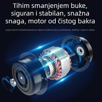 Kanalni ispušni ventilator – snažan i tih, kućna kuhinjska ventilacija, model SL-100-1, 220V, 35–160W, tip tlaka cijevi