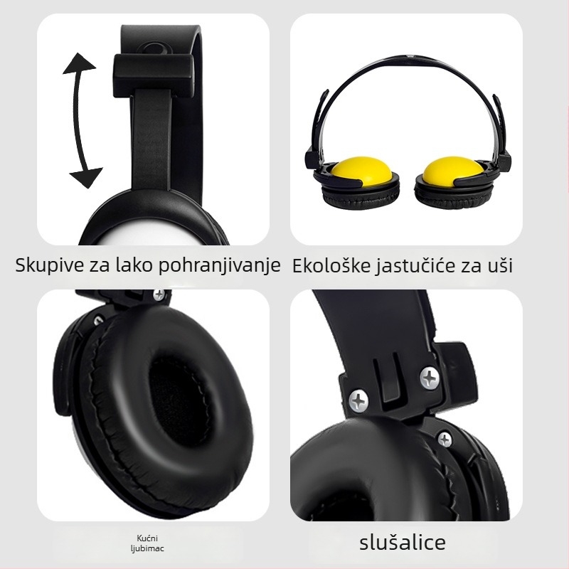 LLINX LX-111 Bežične slušalice, s trakom za glavu, crtani stil (Demo model)