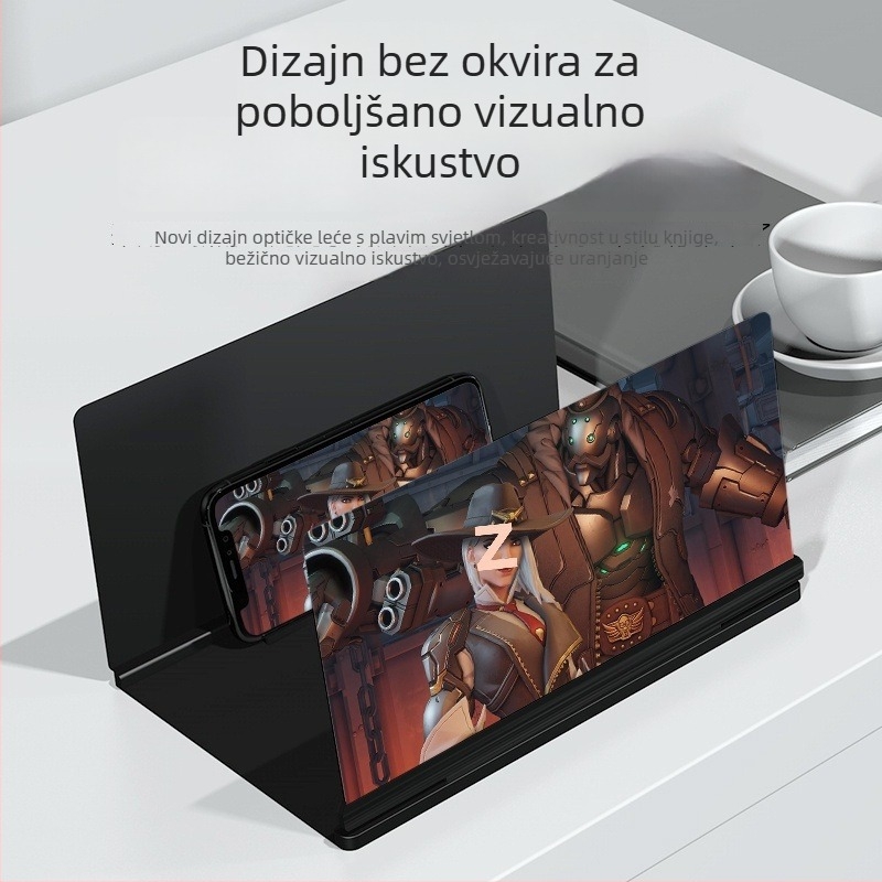 Gornji nosač za snimanje za povećivač zaslona mobitela — plastična konstrukcija, dizajn u stilu IP