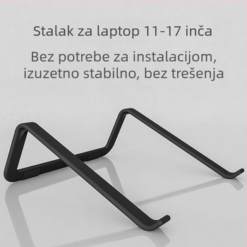 Stalak za laptop, plastična konstrukcija, rotirajuća baza