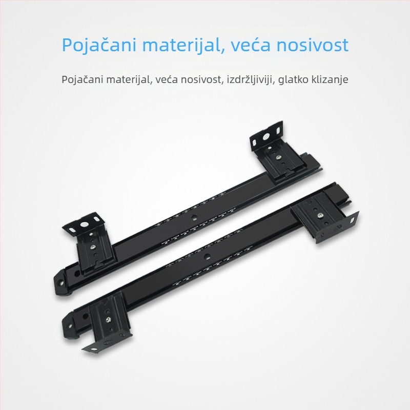 Jia Yu 2710A Držač za tipkovnicu, materijal: hladna ploča, površina: galvanizirana i crno prekrivena, moderni minimalistički stil, mogućnost prilagodbe