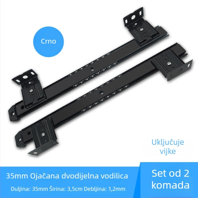 Jia Yu 2710A Držač za tipkovnicu, materijal: hladna ploča, površina: galvanizirana i crno prekrivena, moderni minimalistički stil, mogućnost prilagodbe