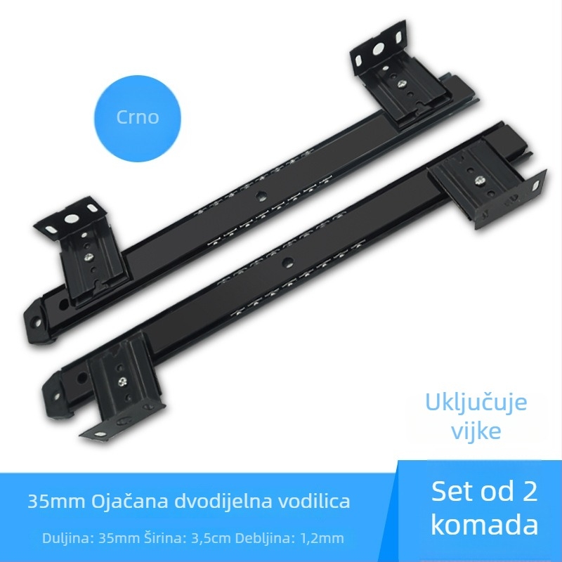 Jia Yu 2710A Držač za tipkovnicu, materijal: hladna ploča, površina: galvanizirana i crno prekrivena, moderni minimalistički stil, mogućnost prilagodbe