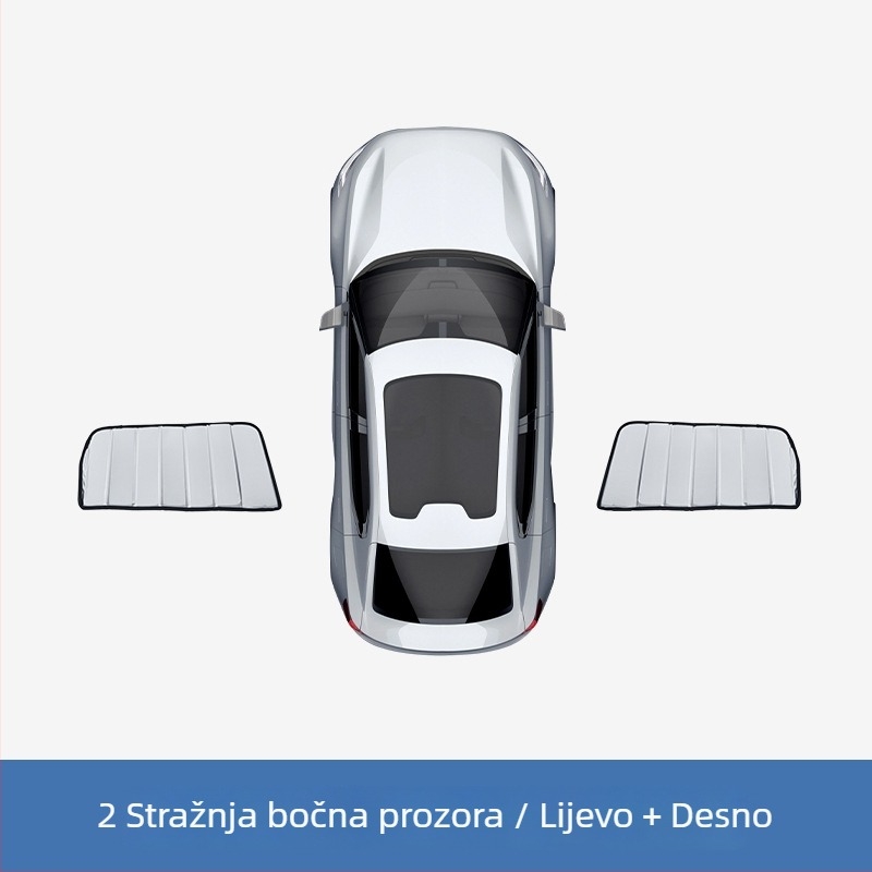 Sklopivi zaštitnik sunca za Ford Ranger - aluminijska folija, ugrađena instalacija, prilagodba dostupna, ispis logotipa moguć