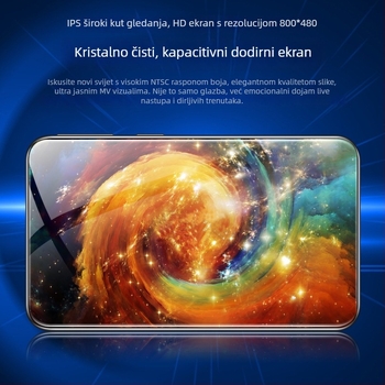 Android glazbeni player s dodirnim zaslonom i WiFi, podržava MP3/MP4/MP5, TF kartica, USB 2.0