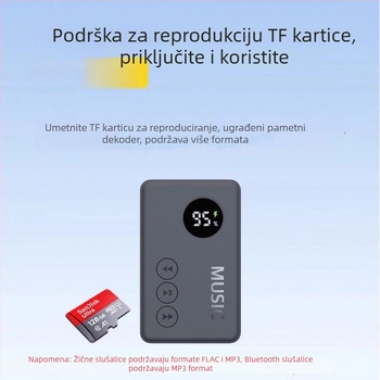 Prijenosni Bluetooth MP3 player s utorom za karticu, Model 816, Broj proizvoda GC2ddeJk, 1-godišnja garancija