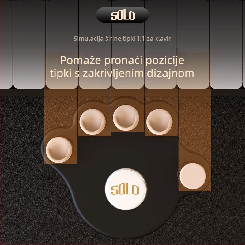 SOLO SP-140 Jačanje snage prstiju za klavir, ABS materijal
