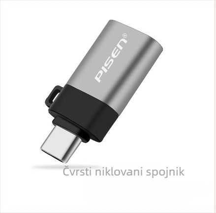 Pinsheng SW-H02 OTG adapter za Apple — Lightning na USB, Type-C konverter za mobitele i tablete, USB flash drive