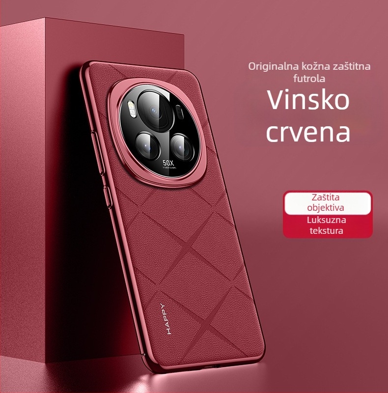 Zaštitna futrola za Glory Magic7 Pro – sintetička koža, tekstura elektroplirano koža, potpuno pokriće objektiva, otporno na padove, boje: bijela, crvena, zelena, crna.