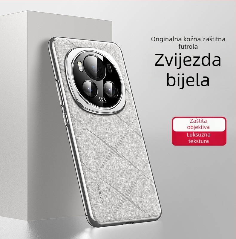 Zaštitna futrola za Glory Magic7 Pro – sintetička koža, tekstura elektroplirano koža, potpuno pokriće objektiva, otporno na padove, boje: bijela, crvena, zelena, crna.