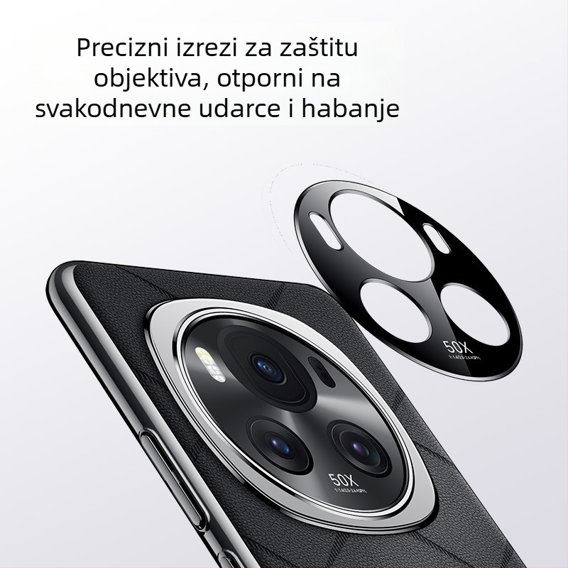 Zaštitna futrola za Glory Magic7 Pro – sintetička koža, tekstura elektroplirano koža, potpuno pokriće objektiva, otporno na padove, boje: bijela, crvena, zelena, crna.