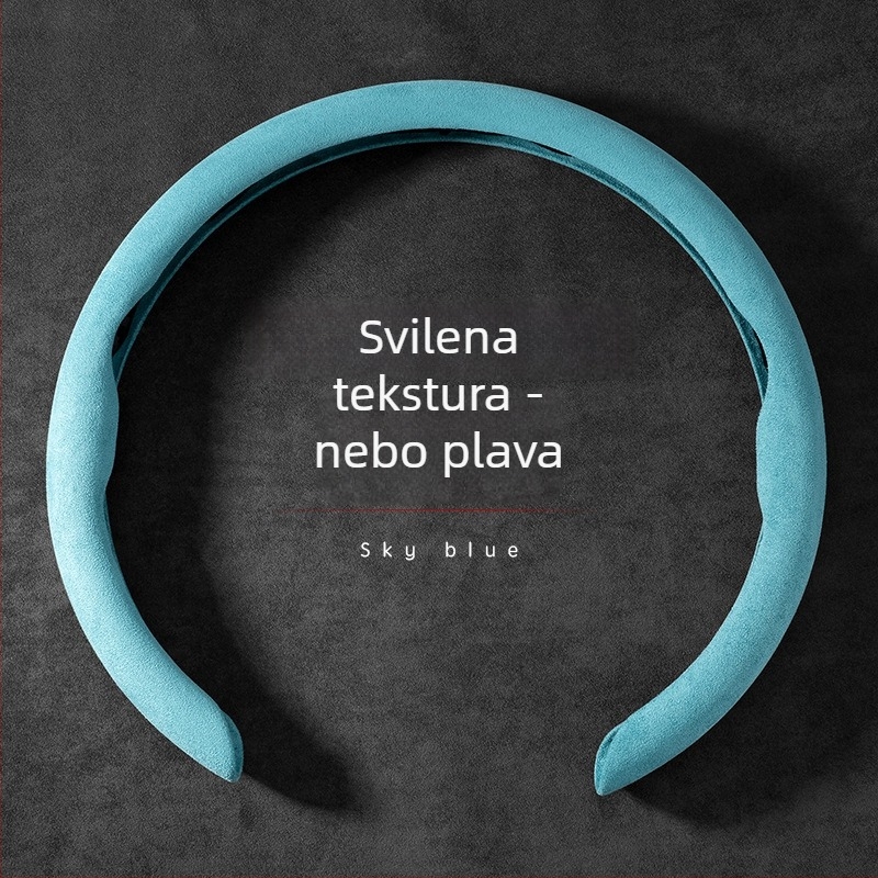 Navlaka za volan od velur kože, univerzalna prilagodba, za Honda vozila, za sve sezone