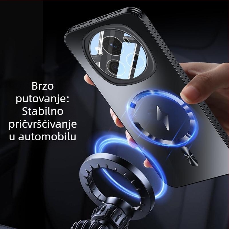 Kućište za Honor Magic6 s filmom za leću, potpuno pokrivanje, bežični magnet, mat završetak, hlađenje