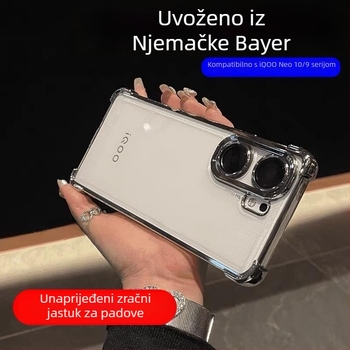 Kućište za telefon – Silikon, Jednostavan dizajn, Četverostruka zaštita od pada, Kompatibilno s OPPO, Uključuje zaštitu leće