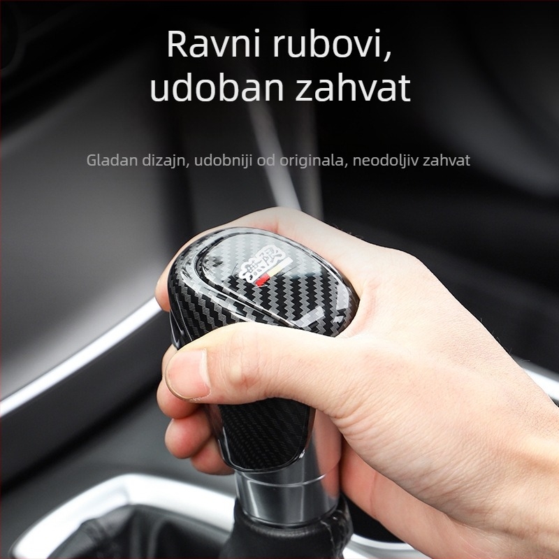 Dekorativni poklop ručne mjenjača za Honda Civic/CR-V – ABS, CF marka, Guangzhou podrijetlo; dekorativni dodatak; kompatibilno s 18-22 Accord, 19-22 Yingshi Pai, 19-22 Enjoy Domain, 22-23 11. generacija Civic, 22-type Grid