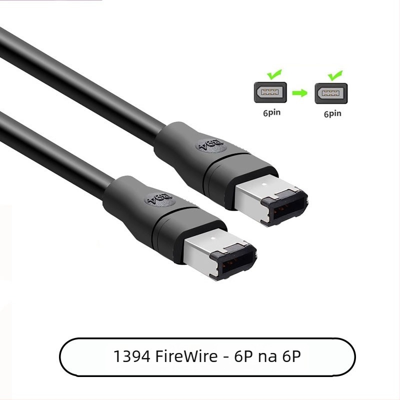 IEEE 1394A adapter kabel za industrijske kamere i capture kartice, FireWire 4P/6P/9P, bakreno jezgro