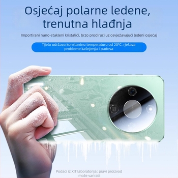 Kućište za telefon s punim pokrivanjem, luksuzan stil, stakleni materijal, kompatibilan s Huawei