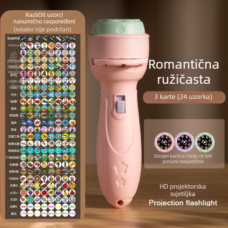 LED projekcijska dječja svjetleća igračka | dinamički svjetlosni efekti | interaktivno učenje i vizualni razvoj | za uzrast 15-35 godina