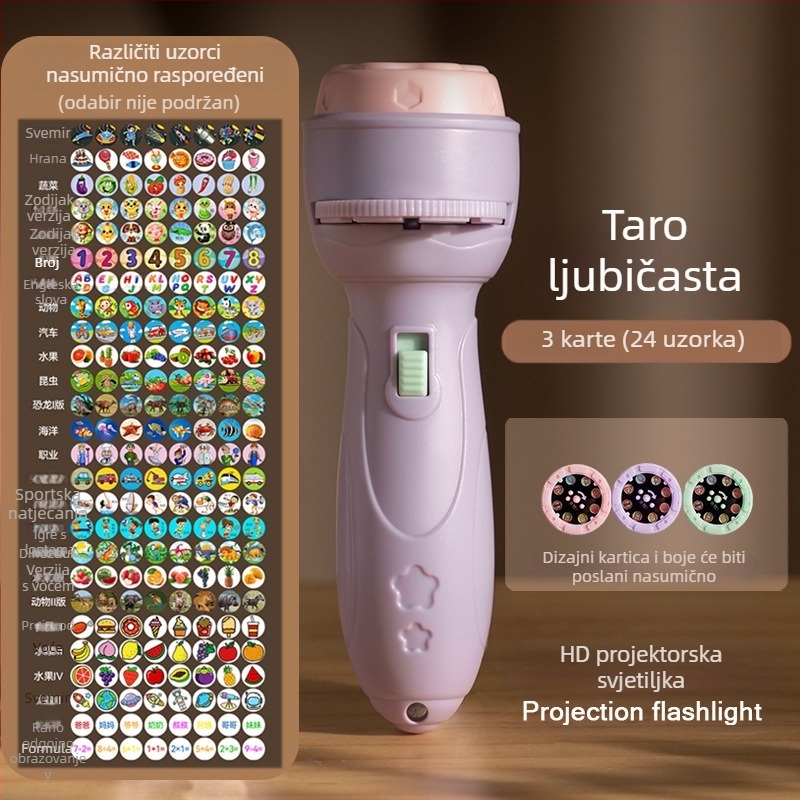 LED projekcijska dječja svjetleća igračka | dinamički svjetlosni efekti | interaktivno učenje i vizualni razvoj | za uzrast 15-35 godina