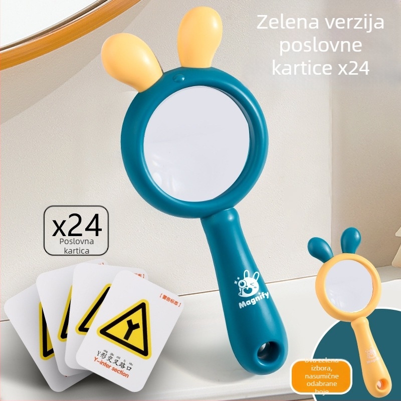 Smart Cat Dječje crtano povećalo – plastična edukativna igračka fizike za razvoj vida, uzrast 4–6 godina