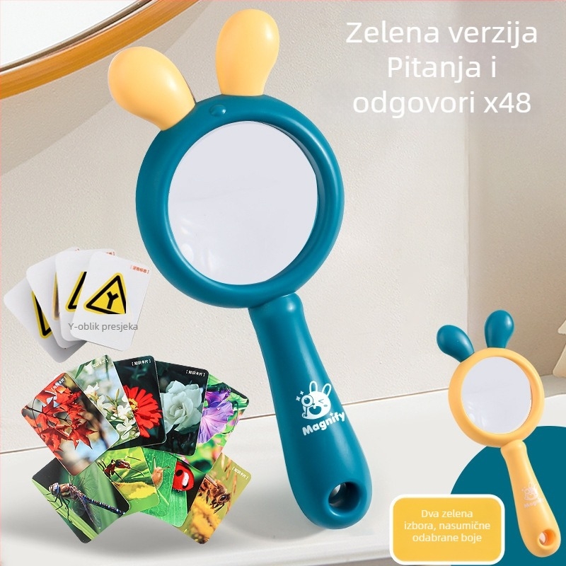 Smart Cat Dječje crtano povećalo – plastična edukativna igračka fizike za razvoj vida, uzrast 4–6 godina