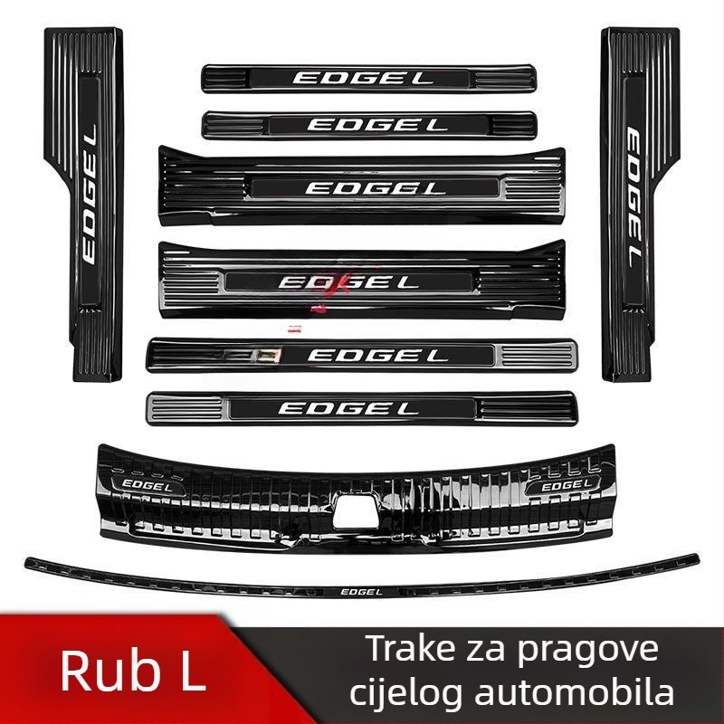 Ford Edge prag traka, pedal za dobrodošlicu, zaštita prtljažnika, traka protiv ogrebotina stražnjeg branika, modificirani pedal