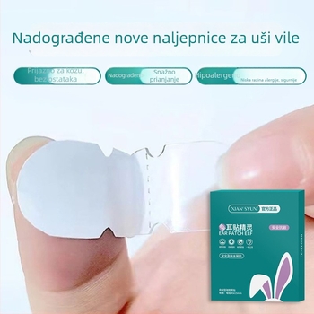 Unaprijeđene vilinske ušne naljepnice – nevidljive, vodootporne oblikovne za uši uz podršku koja čini uši manjima, za prijenose uživo