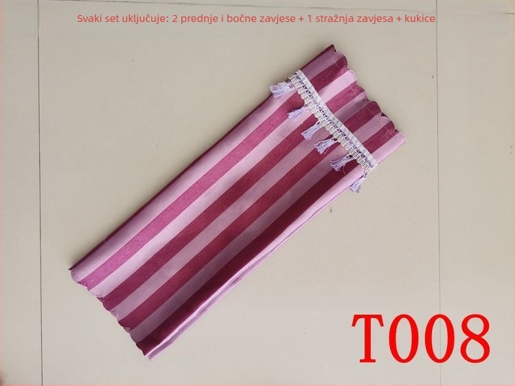 Wan Che Li zavjesa za kabinu kamiona, gusta neprozirna tkanina za sjenilo, tip ovjesa, mogućnost prilagođavanja, kompatibilno s velikim kamionima