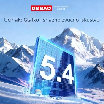 Lonely Leopard Bežične slušalice s kukicom za uho — Stereo, Zaslon razine baterije, Raspon 10 m, Bluetooth 1.1, Život baterije preko 8 sati