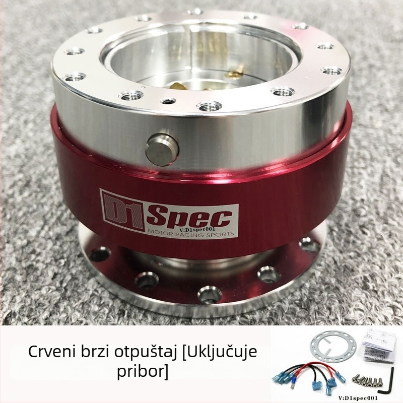 MXGET Brzo otpuštanje volana – aluminijska legura, rotirajući kuglični mehanizam, univerzalna kompatibilnost, masa 0,6 kg