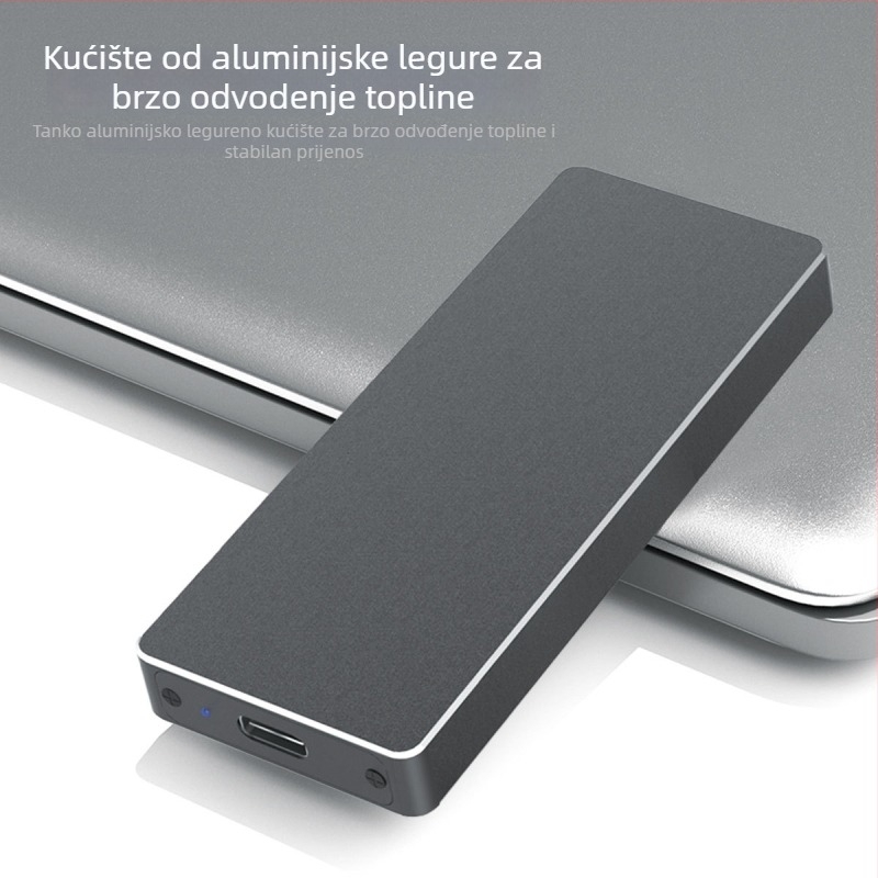 Kućište za M.2 NVMe SSD, USB 3.1/3.0, aluminijsko kućište, CZL-4NU31, podrška do 2TB, brzina prijenosa do 10 Gbps