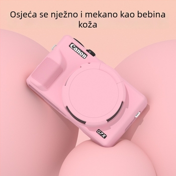 Silicone zaštitna futrola za Canon G7X III – Runzhe mekani kućište, otporno na ogrebotine i padove, uključuje futrolu i poklopac kamere