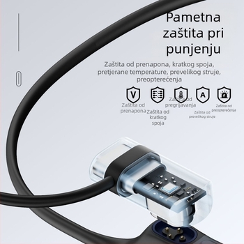 Xingshi Technology slušalice s kostnom vodljivosti, Type-C priključak za punjenje i kaišić za kačenje