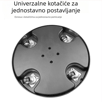 Podna držač za mobitel s kladkom i cantilever-om za live streaming i snimanje iznad; univerzalan za mobitele i tablete; ABS + metal
