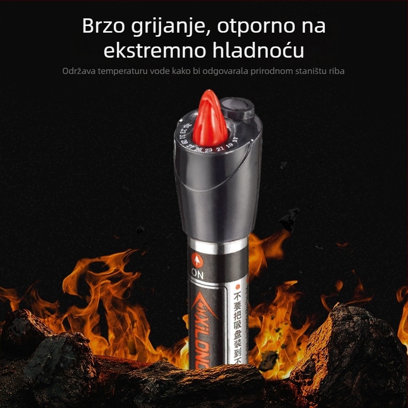 Grijajuća šipka za akvarij – mini, ultra kratka, automatska kontrola temperature, otporna na eksploziju, branda Unique, snaga: druga, materijal: drugi