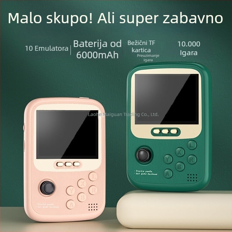 Ručna gameska konzola s power bankom, dvostruki joystick arcade, 2 igrača, model Q19, TYPE-C, bežično, kompatibilno s PC