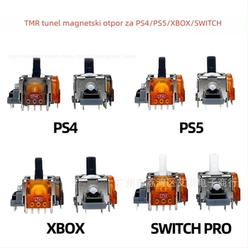 TMR analožni joystick za PS4/PS5/Xbox/NS – 3D kretanje, karbonski film, magnetska otpornost